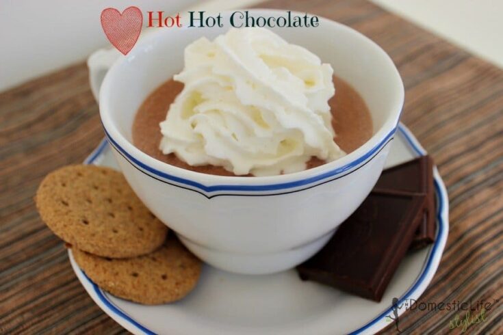 Homemade hot chocolate