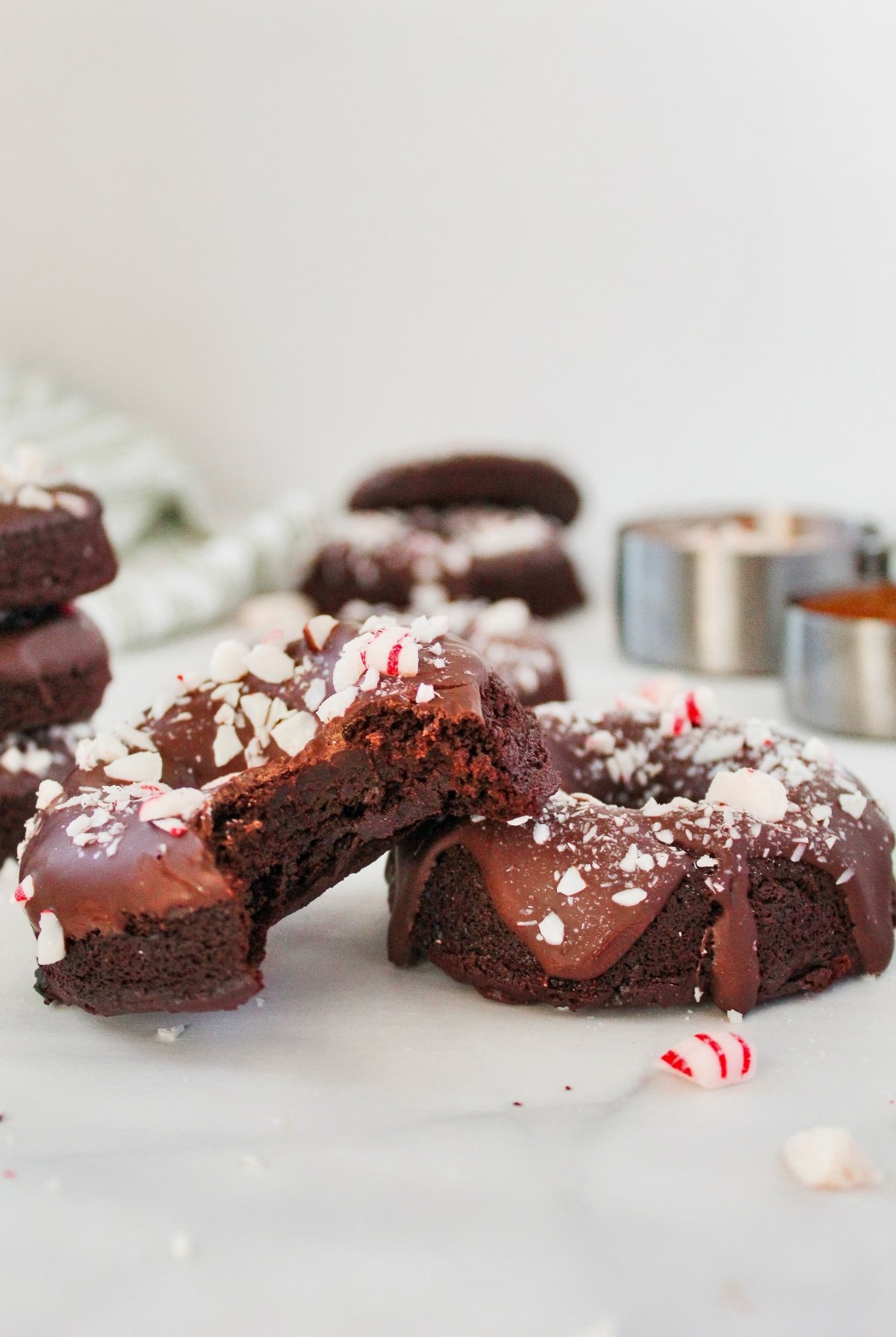 Best Grain Free Chocolate Peppermint Donuts