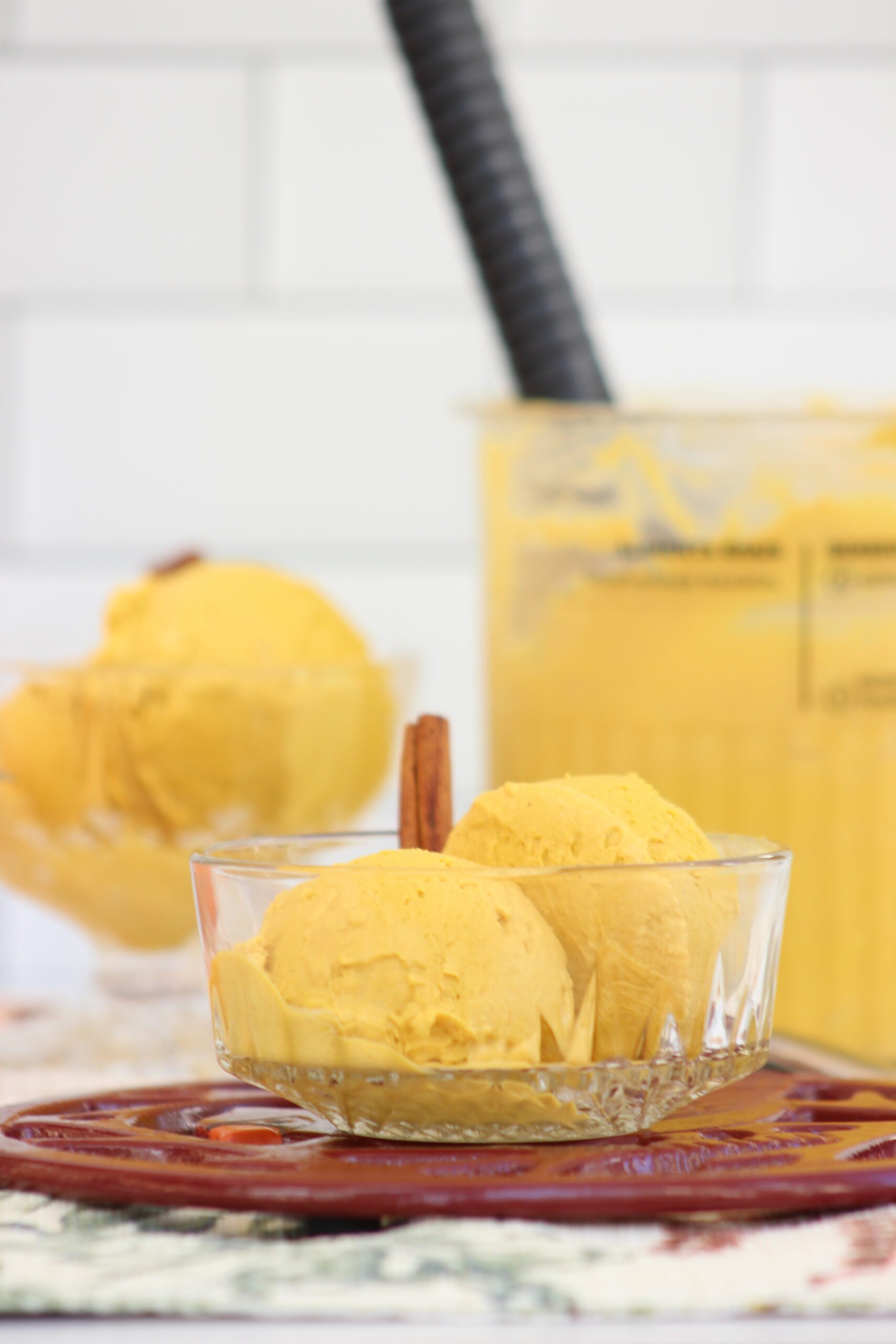 Creamy Raw Pumpkin Ice Cream