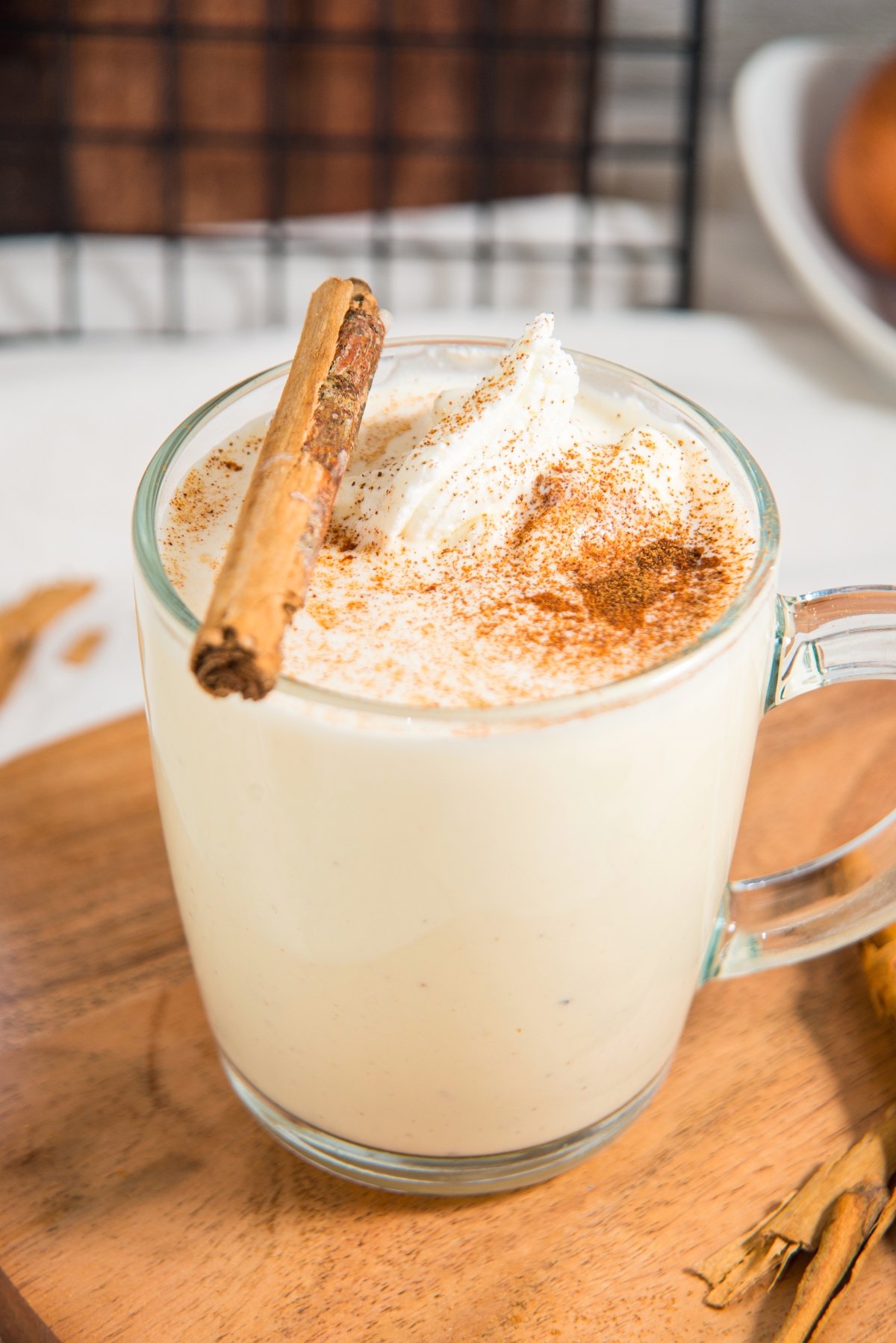 Creamy Raw Eggnog
