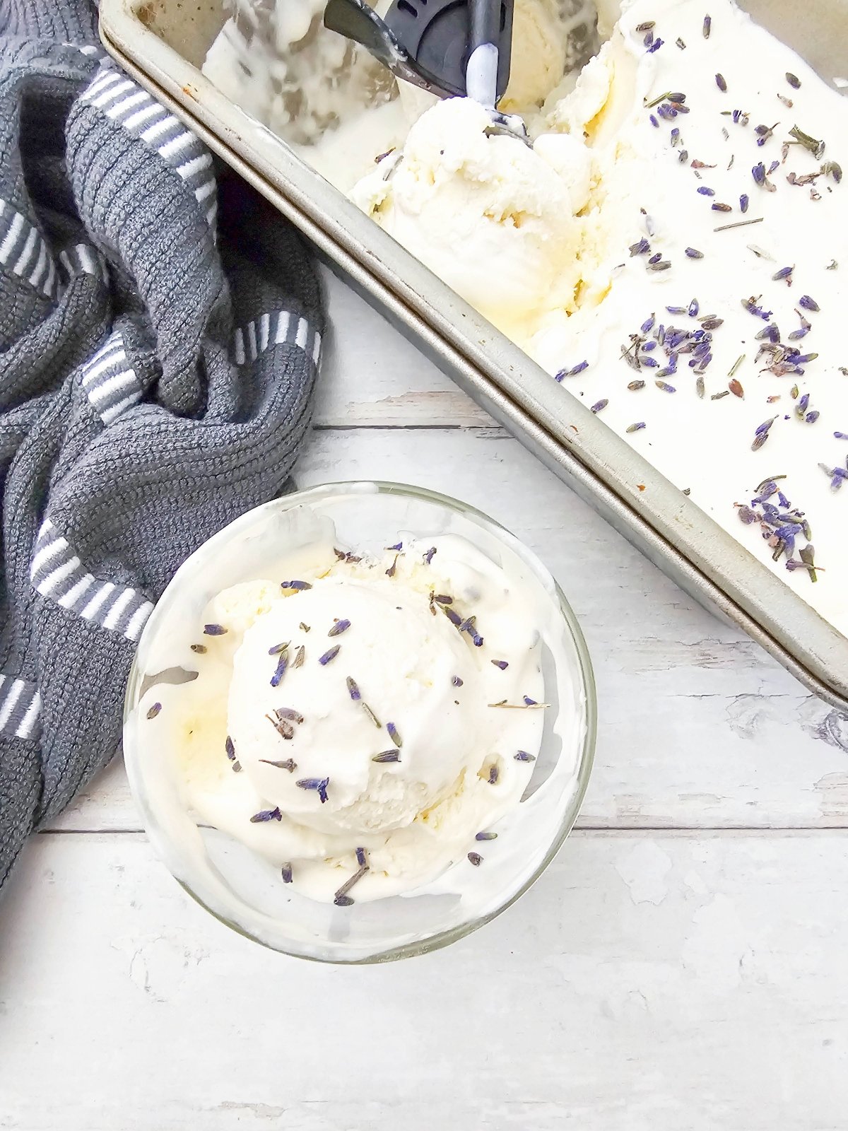 Nourishing Raw Honey Lavender Ice Cream