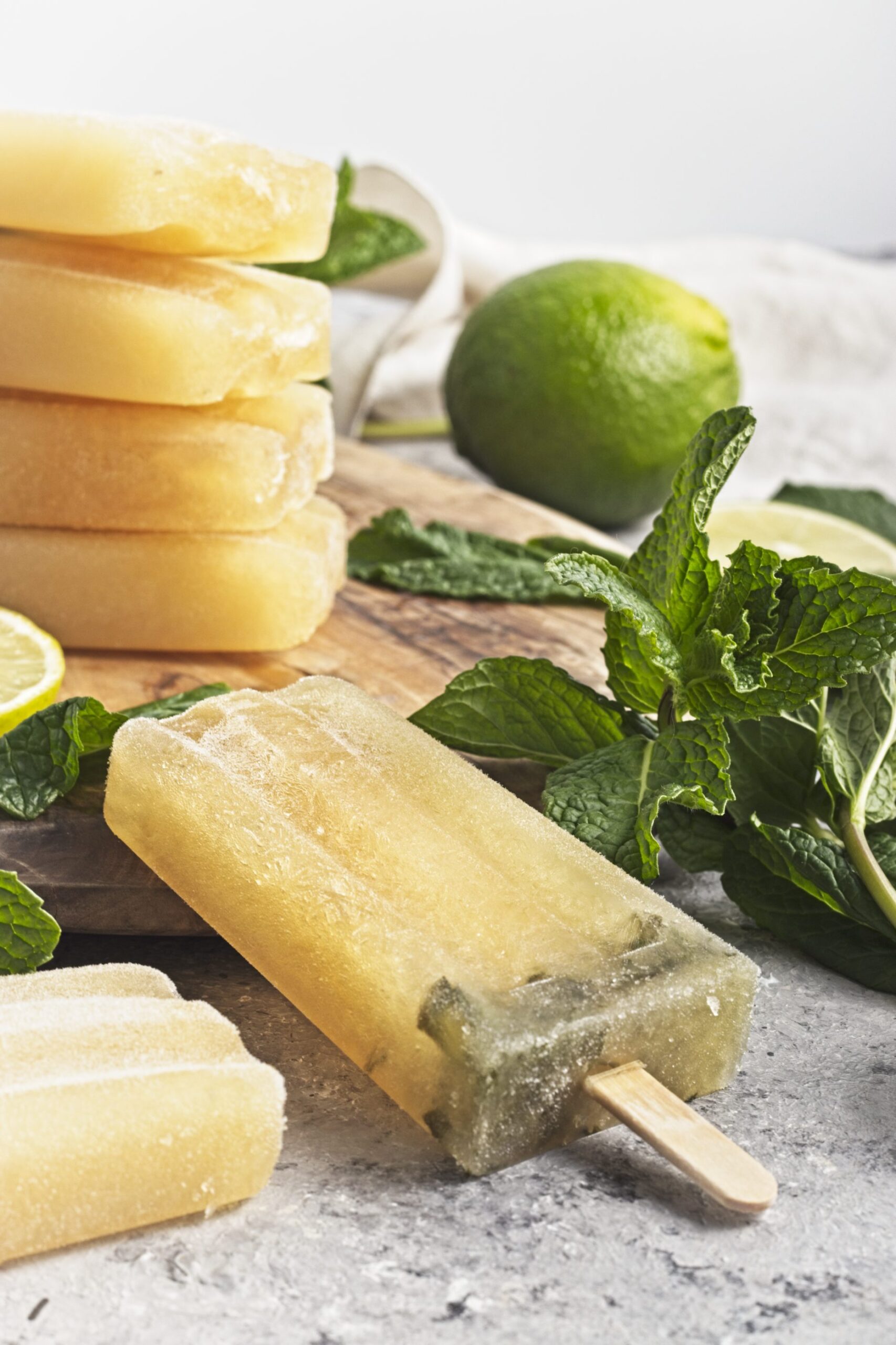 Virgin Mojito Popsicles